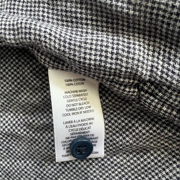 Beach Lunch lounge 100% cotton button down top size medium - Picture 4 of 4